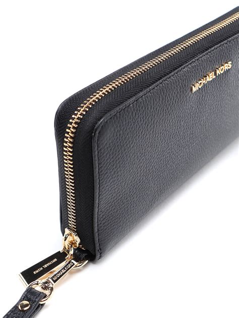 michael kors jet set travel continental wallet damson|Michael Kors continental wristlet wallet.